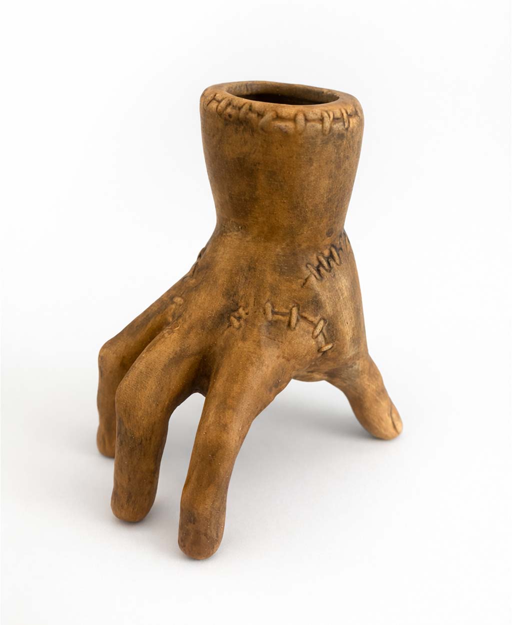 Ornamento de Aquário – Mão Família Addams (Cerâmica Artesanal) - Imagem 2